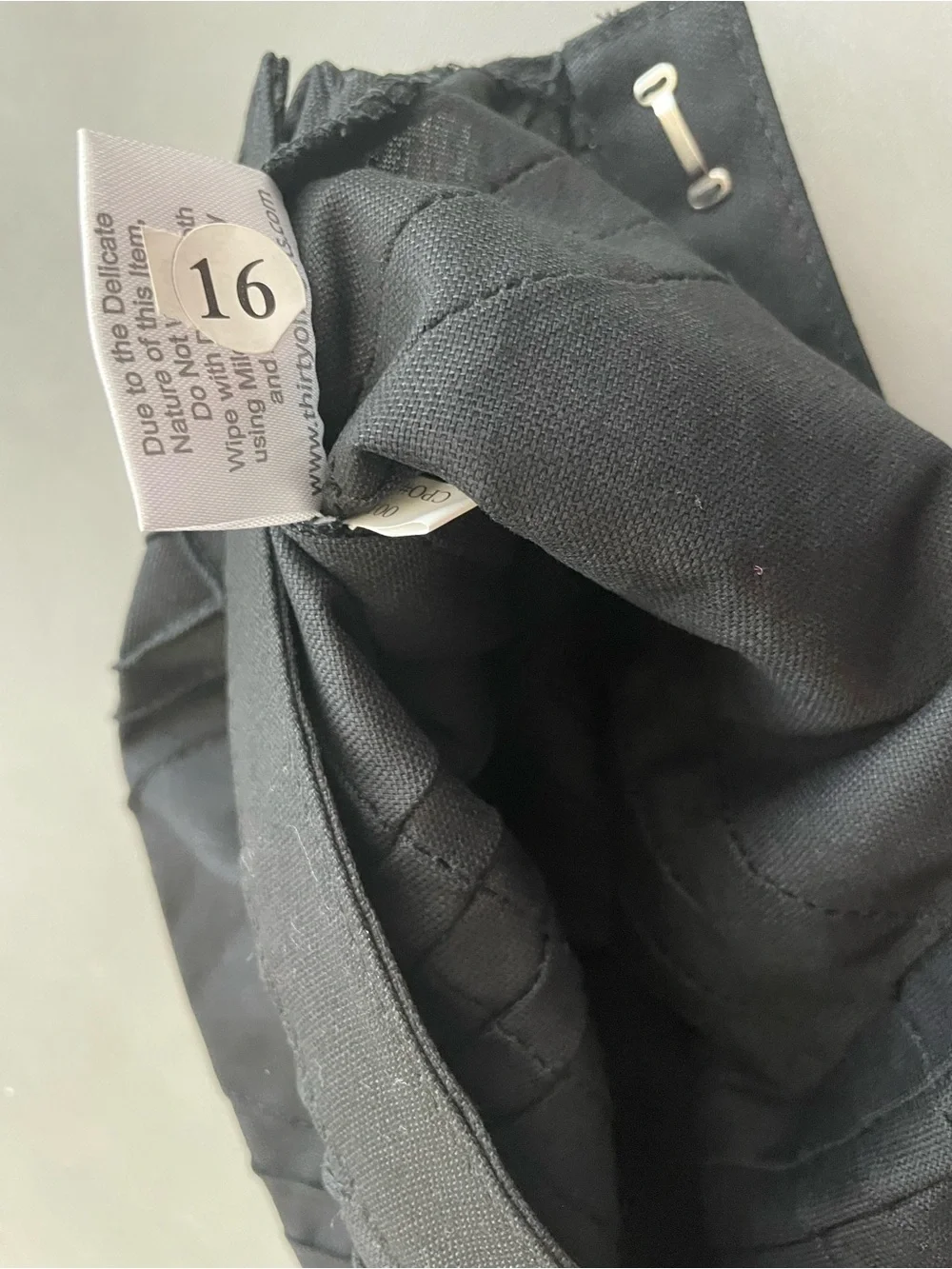 Thirty-One Black Womens Purse Skirt Interchangeable Bag Cover